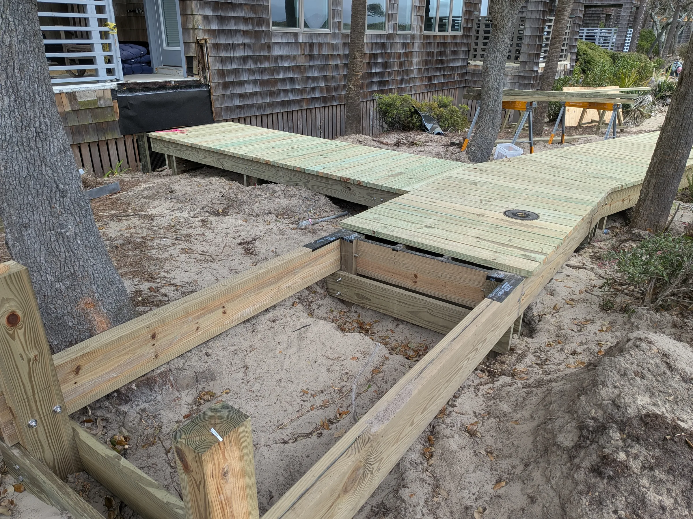 Completed coastal boardwalk project