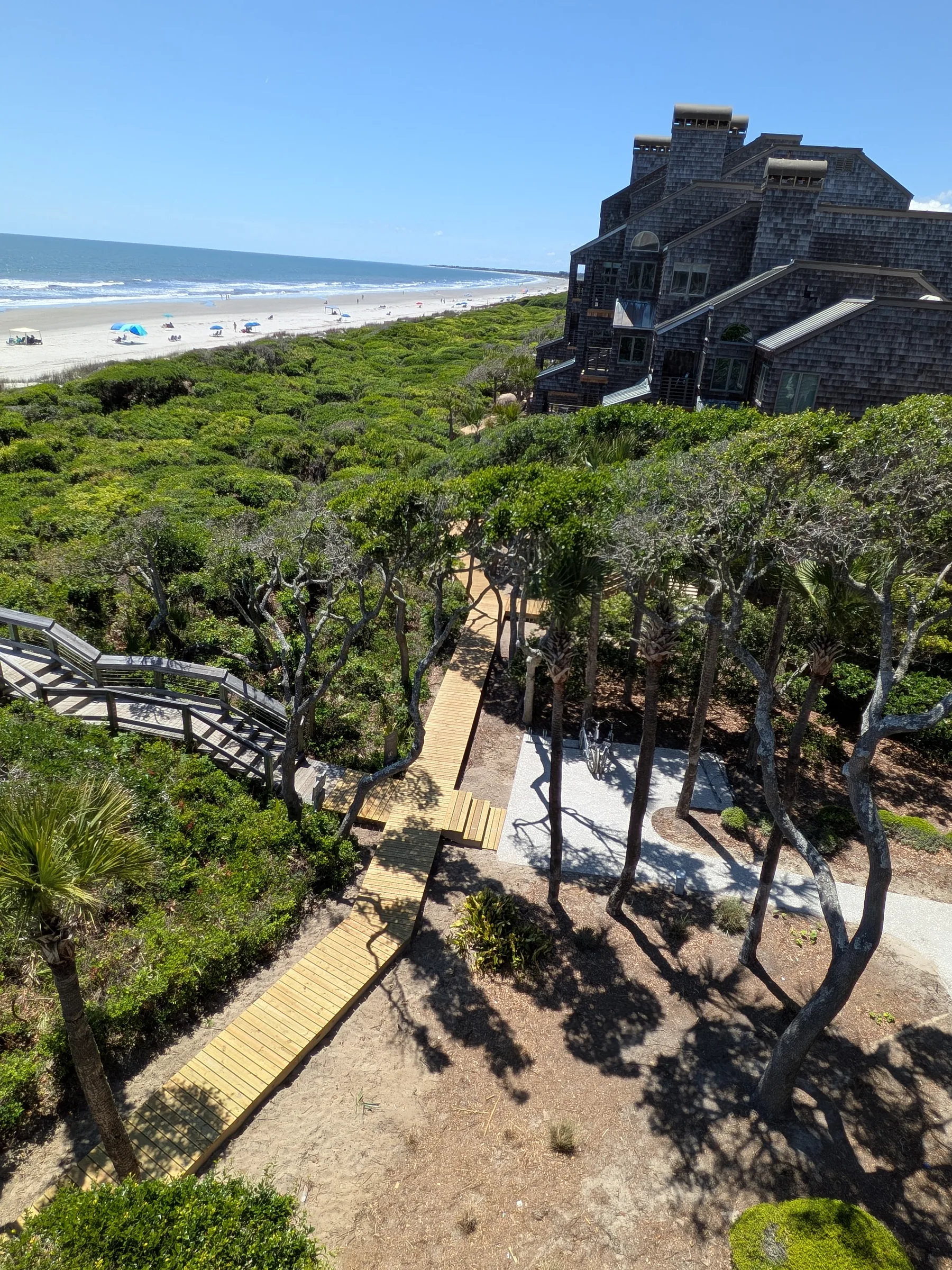 Coastal access construction photo