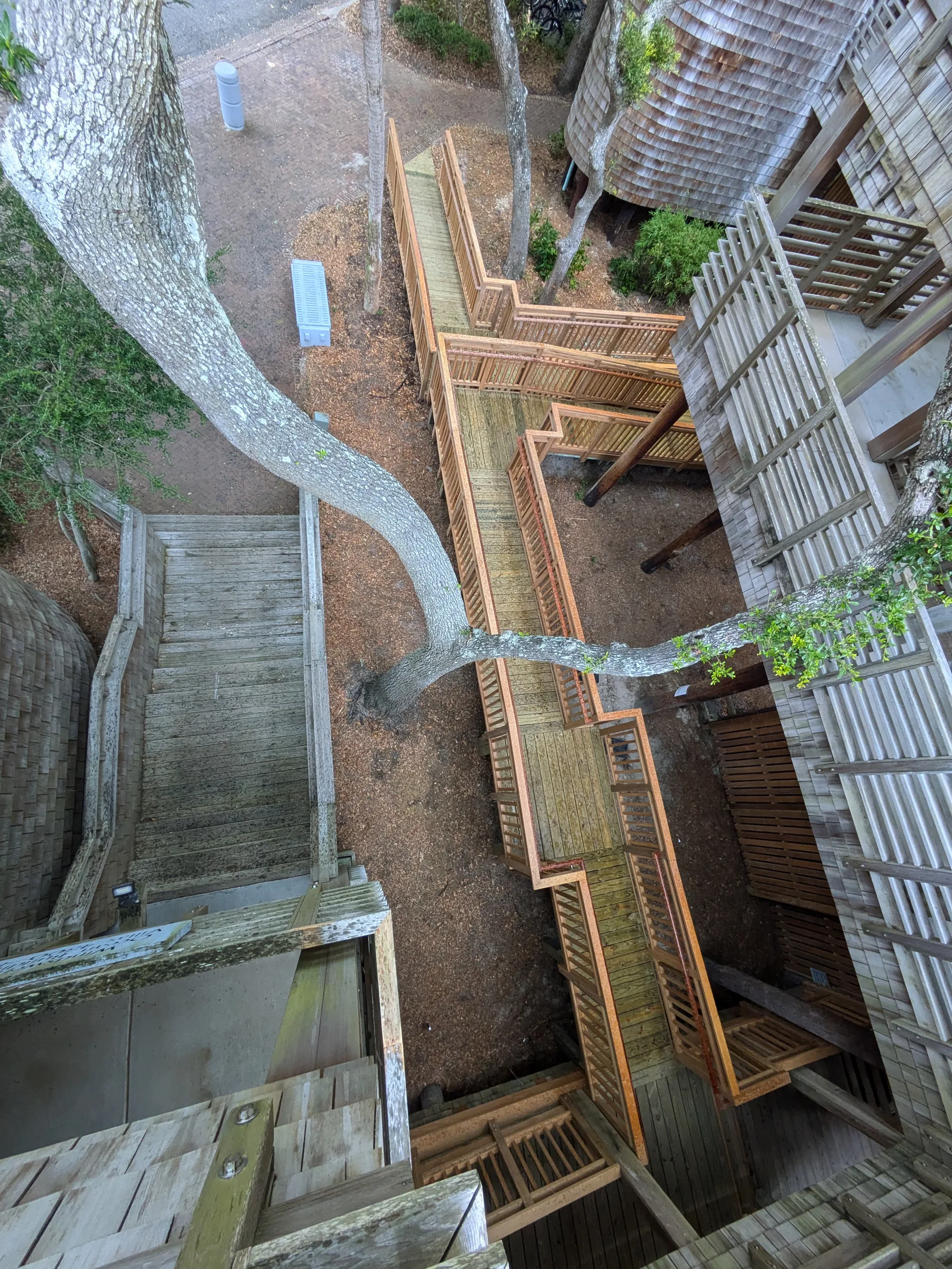 Completed accessibility ramp view